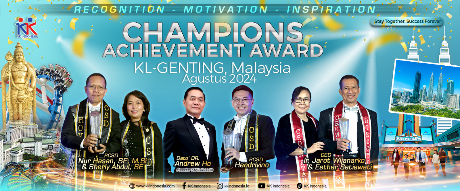 Banner website Champions Achievment award KL Genting